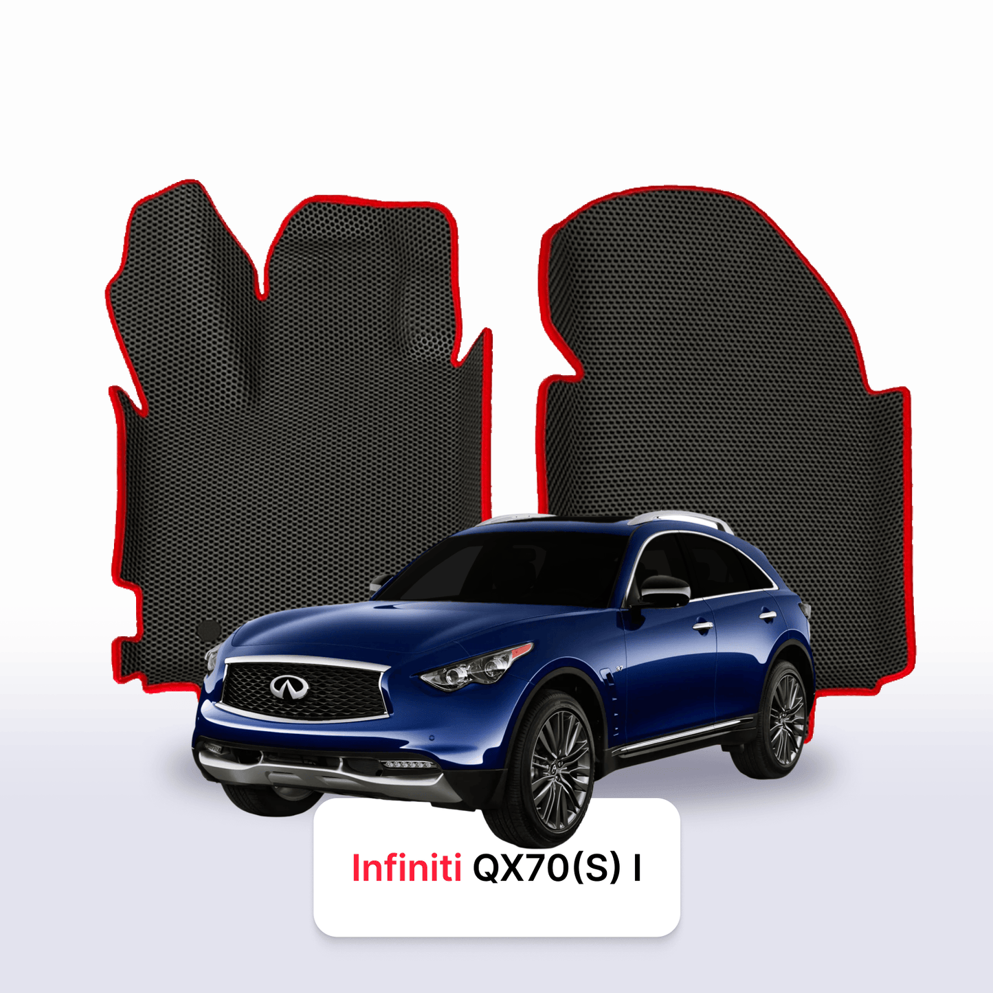 Autokoberce EVAMATS pro SUV Infiniti QX70S 1 gen 2013-2017