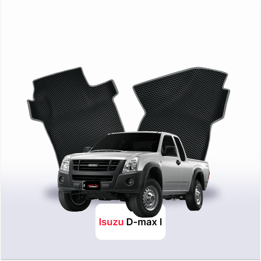 Autokoberce EVAMATS pro Isuzu D-Max 1 gen 2002-2012 rok PICK-UP jedna a půl kabina