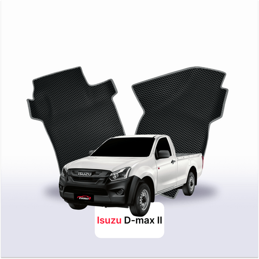 Autokoberce EVAMATS pro Isuzu D-Max 2 gen 2012-2018 rok PICK-UP jednokabinová