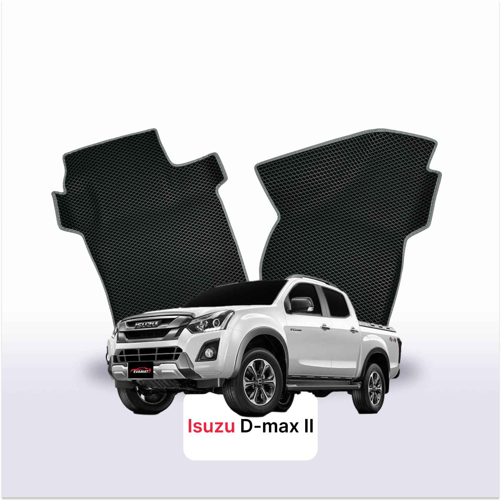 Autokoberce EVA pro Isuzu D-Max 2 gen 2011-2020 r. PICK-UP  dvojkabina