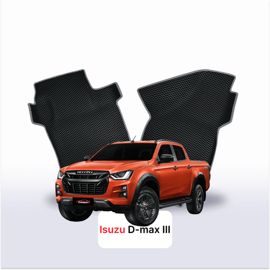 Autokoberce EVAMATS pro Isuzu D-Max 3 gen 2019-2025 rok PICK-UP dvoukabina