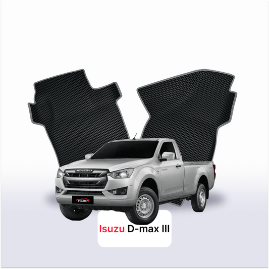 Autokoberce EVAMATS pro Isuzu D-Max 3 gen 2019-2025 rok PICK-UP jednokabinová
