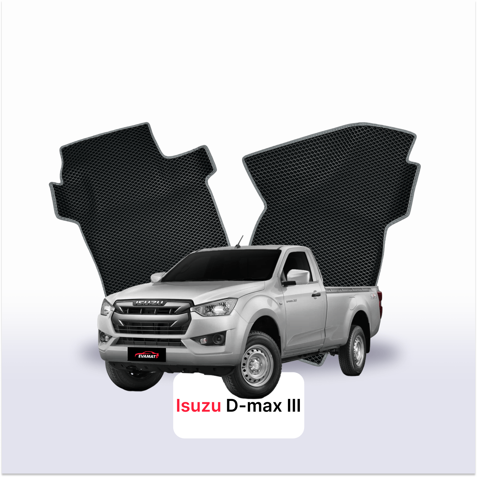 Autokoberce EVA pro Isuzu D-Max 3 gen 2019-2027 r. PICK-UP jednokabina
