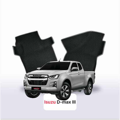 Autokoberce EVAMATS pro Isuzu D-Max 3 gen 2019-2025 rok PICK-UP jedna a půl kabina
