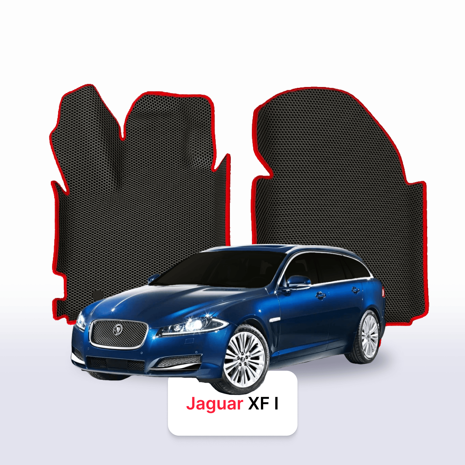 Autokoberce EVA pro Jaguar XF X250 1 gen 2011-2016 r. KOMBI