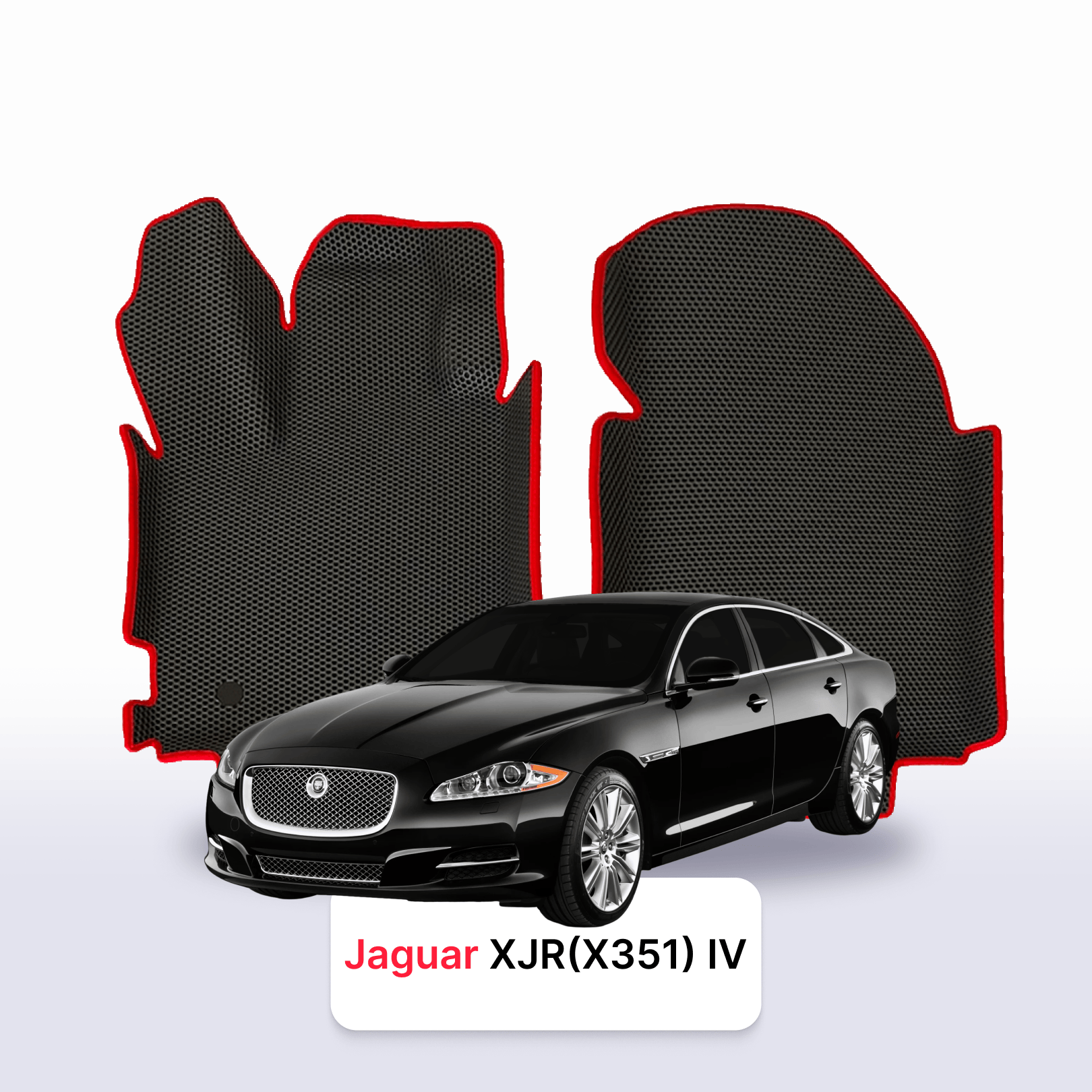 Autokoberce EVA pro Jaguar XJR(X351) 4 gen 2013-2019 r. SEDAN