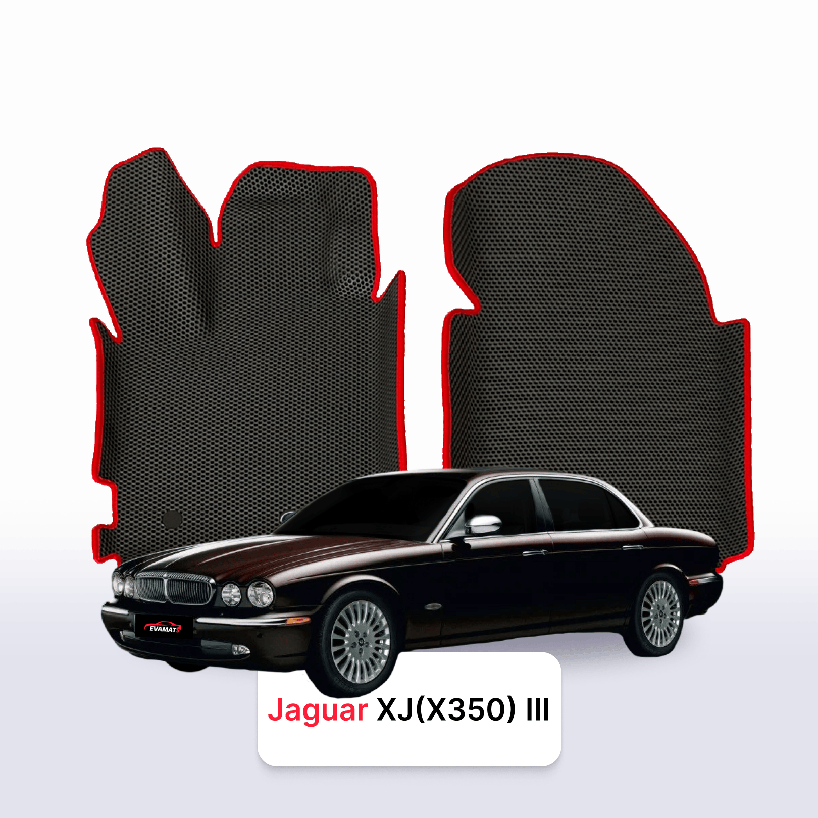 Autokoberce EVA pro Jaguar XJ(X350) 3 gen 2003-2009 r. LONG SEDAN
