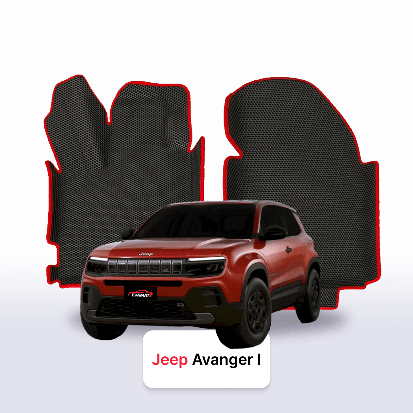 Autokoberce EVAMATS pro elektrické SUV Jeep Avenger 1 gen 2023-2025