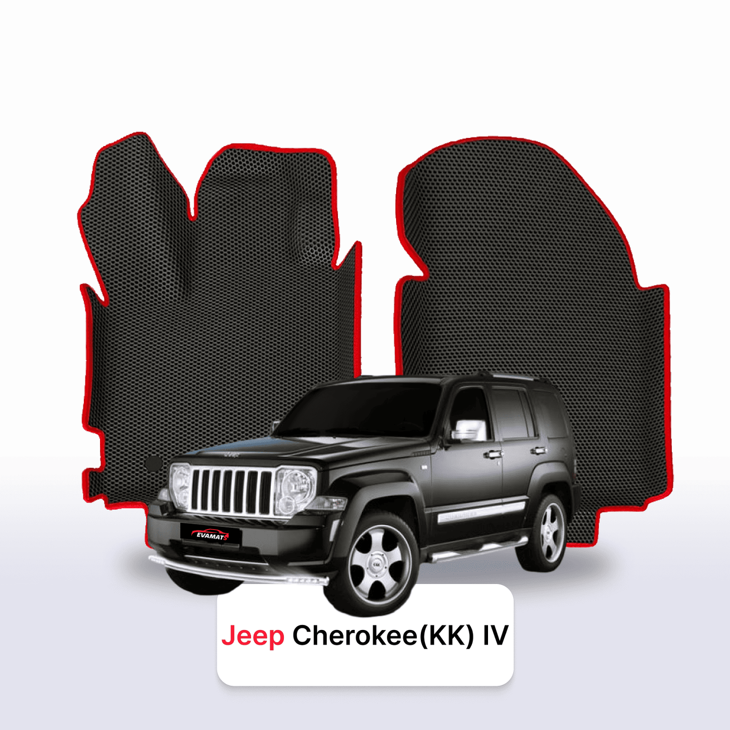 Autokoberce EVAMATS pro SUV Jeep Cherokee(KK) 4 gen 2007-2012