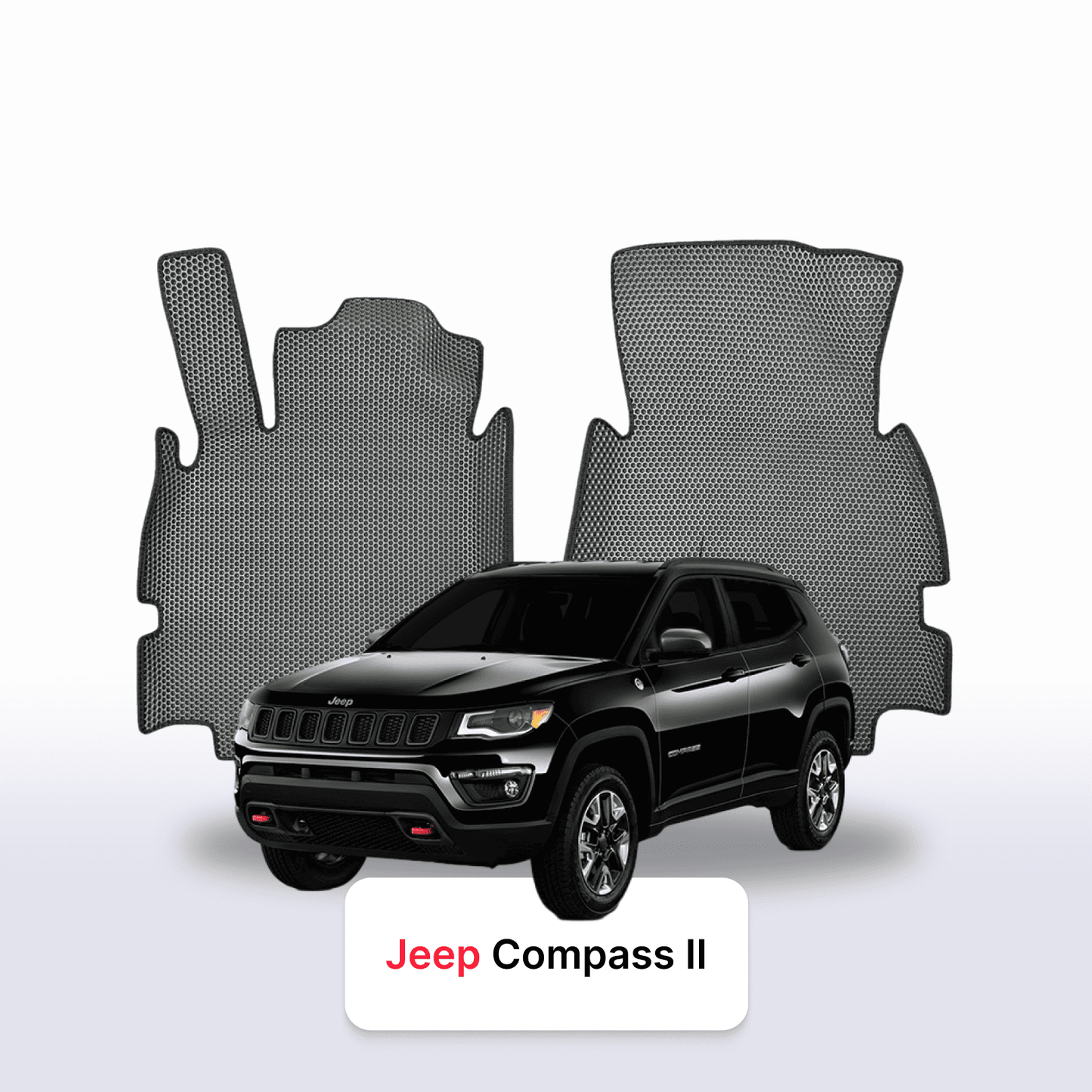 Autokoberce EVAMATS pro SUV Jeep Compass 2 gen 2017-2025 rok