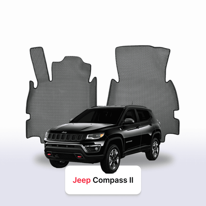 Autokoberce EVAMATS pro SUV Jeep Compass 2 gen 2017-2025 rok