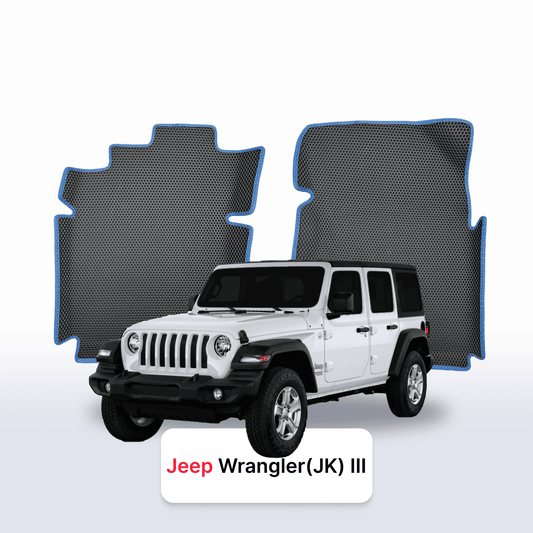 Autokoberce EVAMATS pro Jeep Wrangler(JK) 3 gen 2007-2018 rok SUV 5dv.