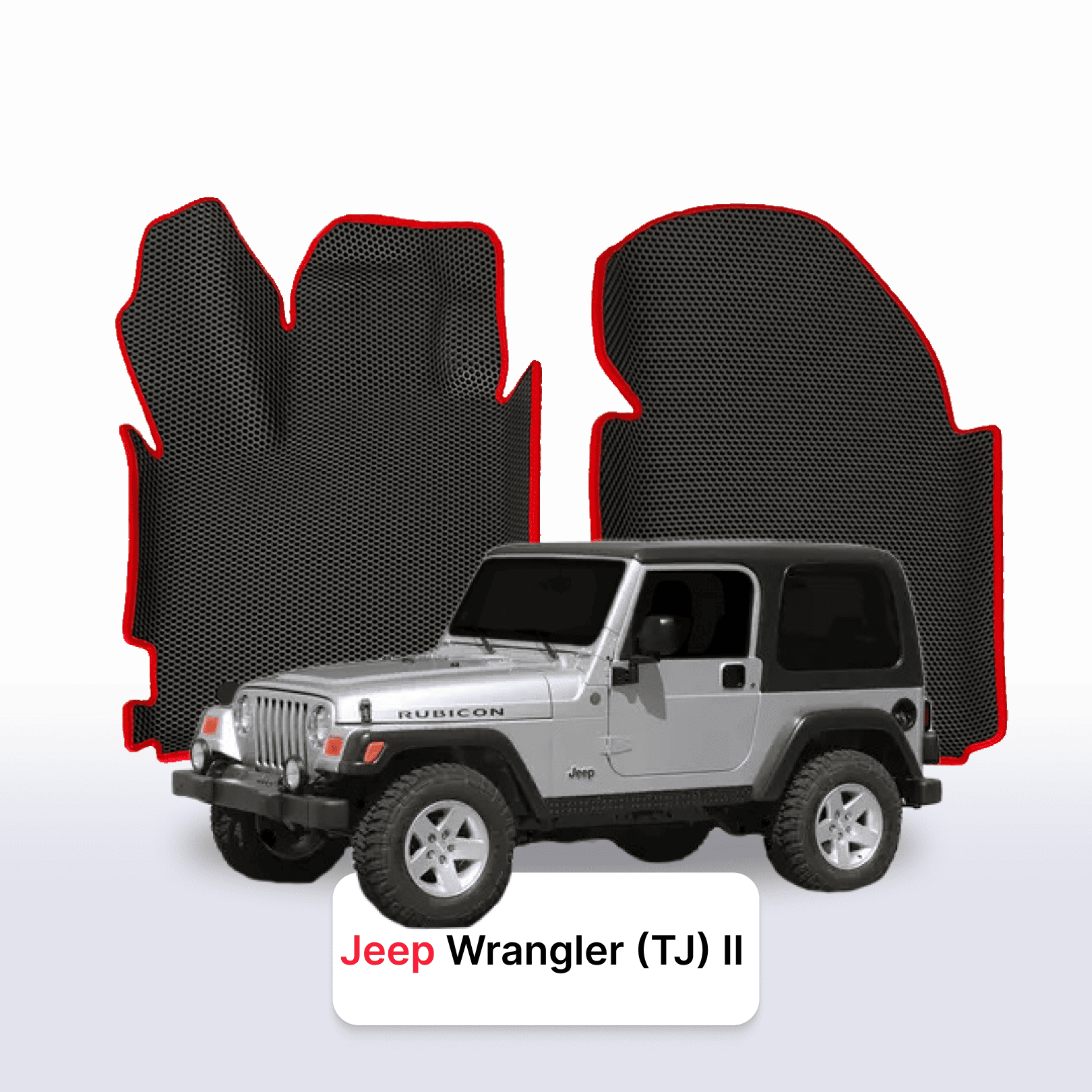 Autokoberce EVA pro Jeep Wrangler(TJ) 2 gen 1996-2006 r. 3 dveře SUV