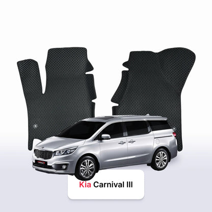 Autokoberce EVAMATS pro Kia Carnival III gen 2014-2021 rok MINIVAN