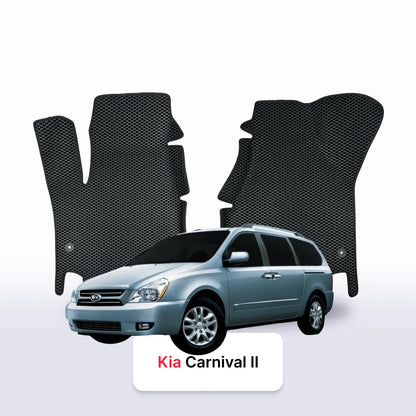 Autokoberce EVAMATS pro Kia Carnival II gen 2006-2014 rok MINIVAN