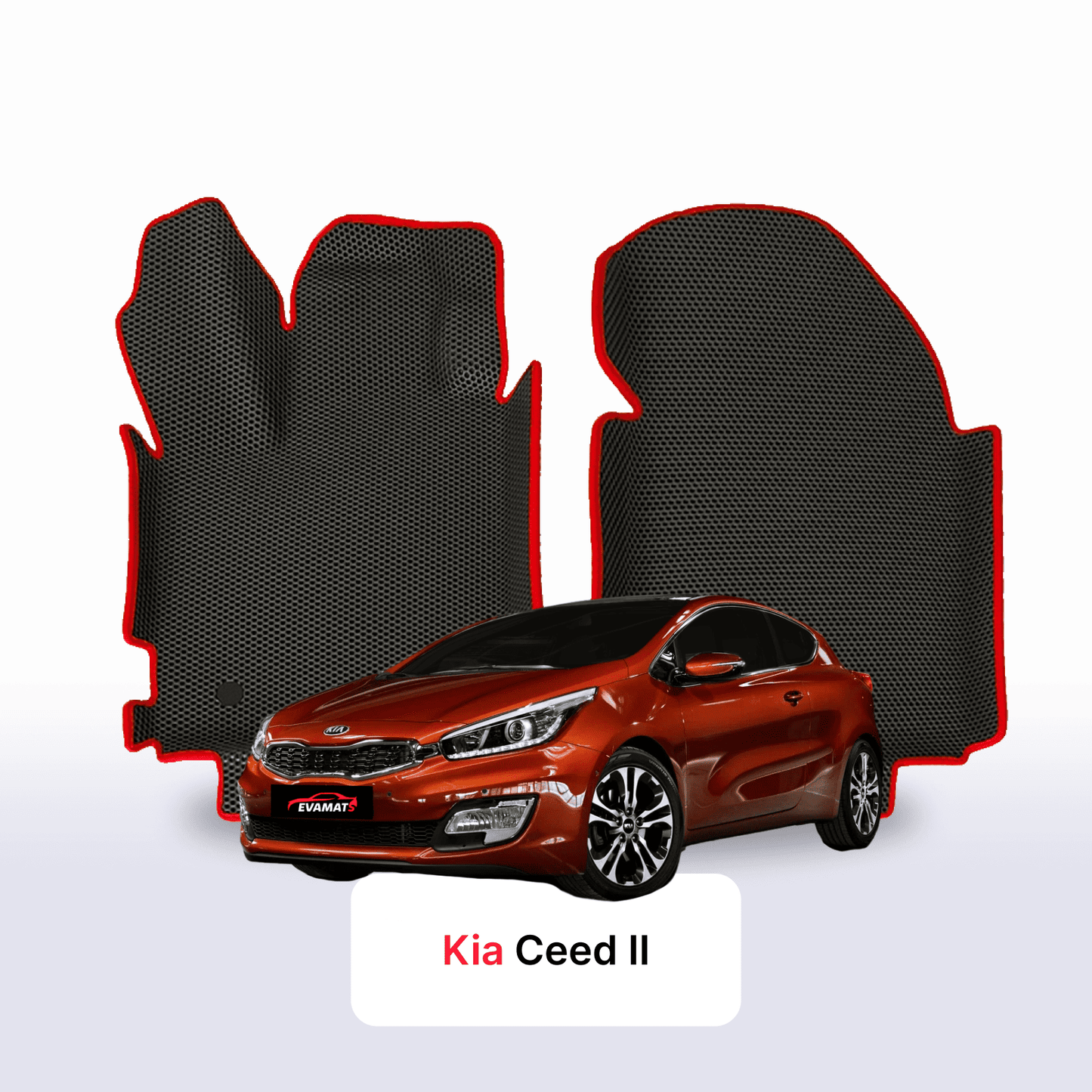 Autokoberce EVA pro Kia Ceed II gen 2012-2018 r. HATCHBACK 3 dveře