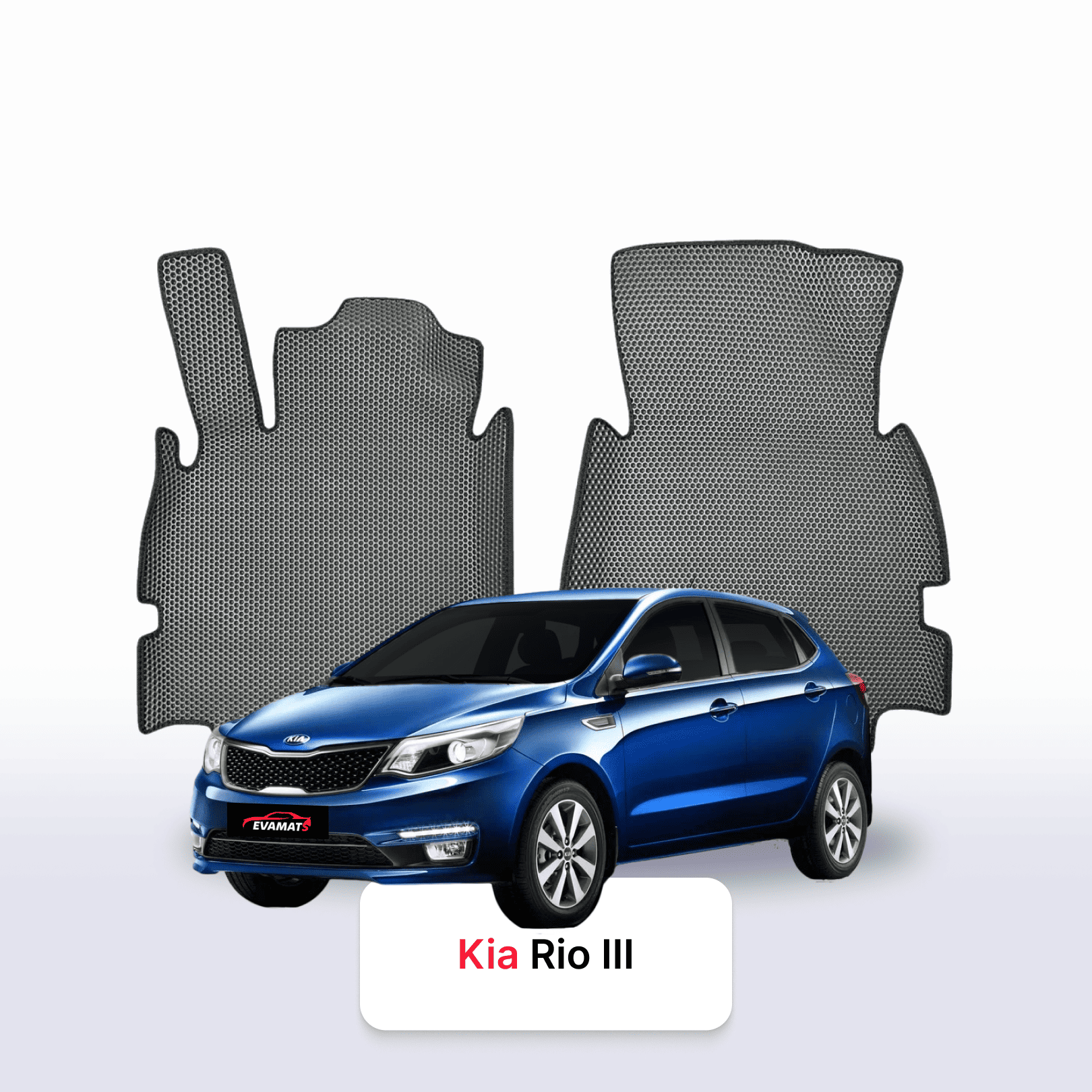 Autokoberce EVA pro Kia Rio III gen 2011-2017 HATCHBACK 5 dveří