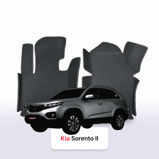 Autokoberce EVAMATS pro Kia Sorento II gen 2009-2014 SUV 7místné