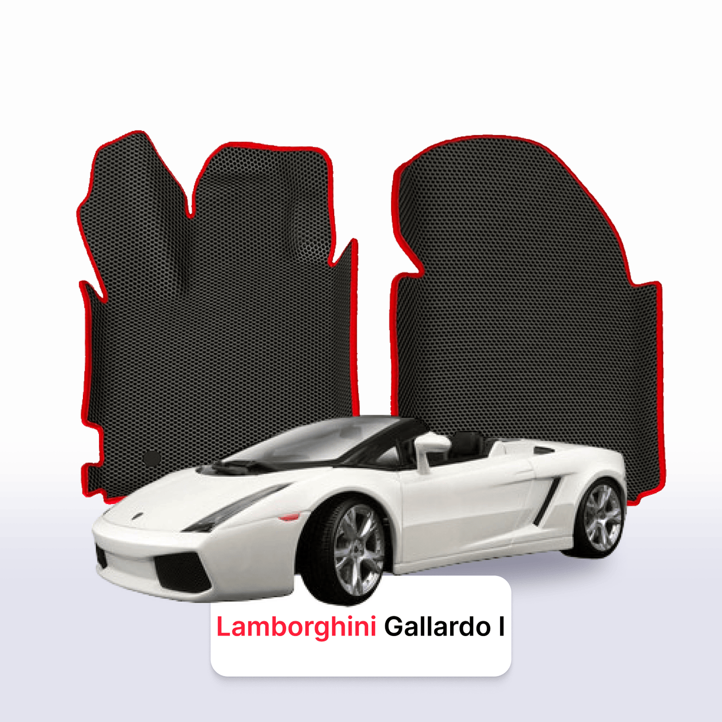 Autokoberce EVA pro Lamborghini Gallardo 1 gen 2003-2013 r. Spyder KABRIOLET