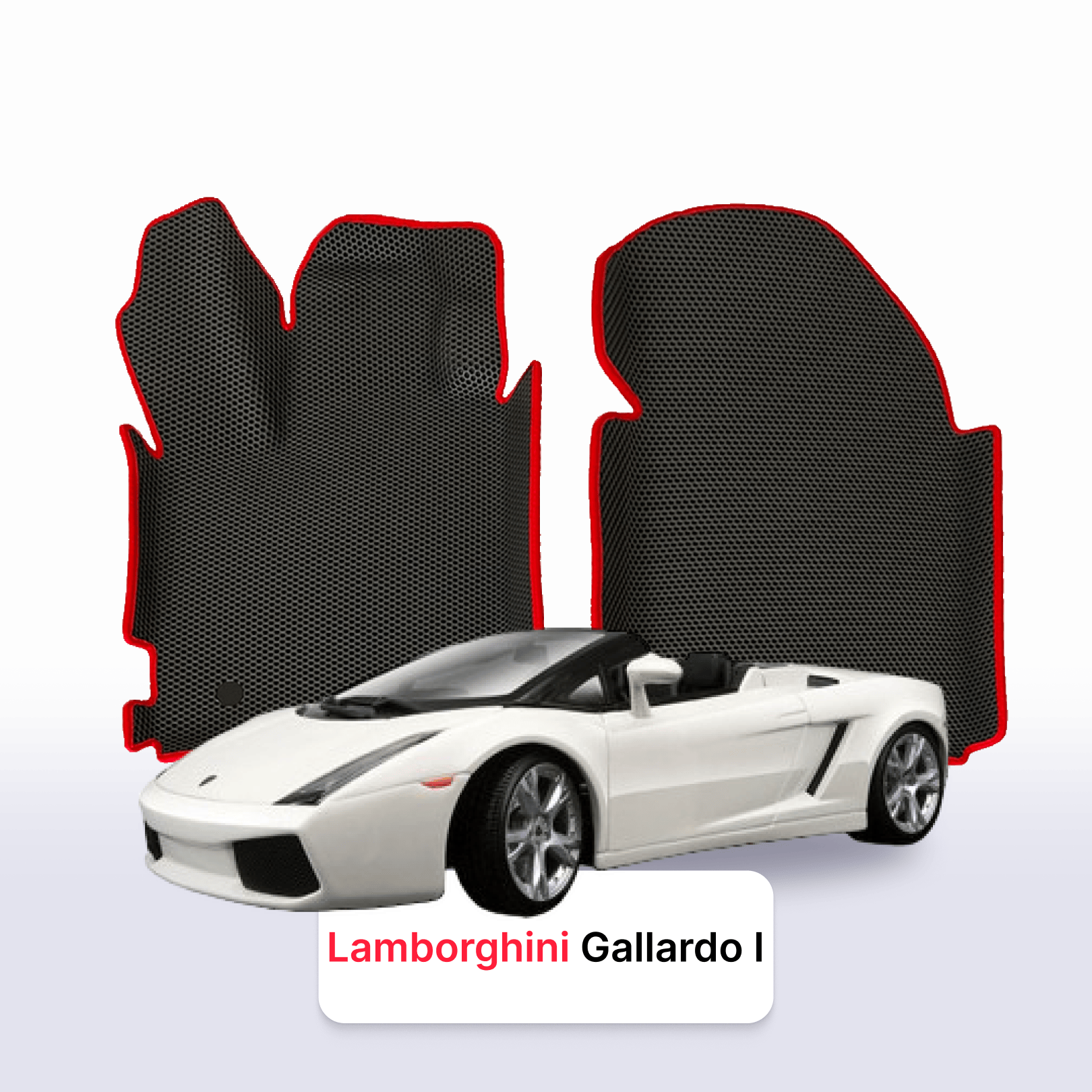 Autokoberce EVA pro Lamborghini Gallardo 1 gen 2003-2013 r. Spyder KABRIOLET