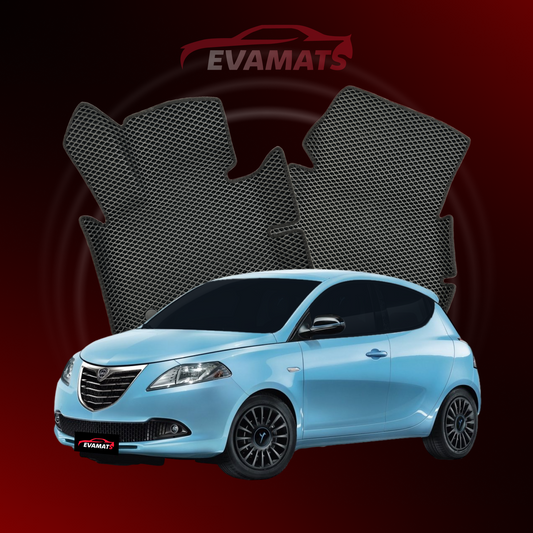 Autokoberce EVAMATS pro Lancia Ypsilon (Typ846) 3 gen 2011-2023 rok HATCHBACK 3dv.