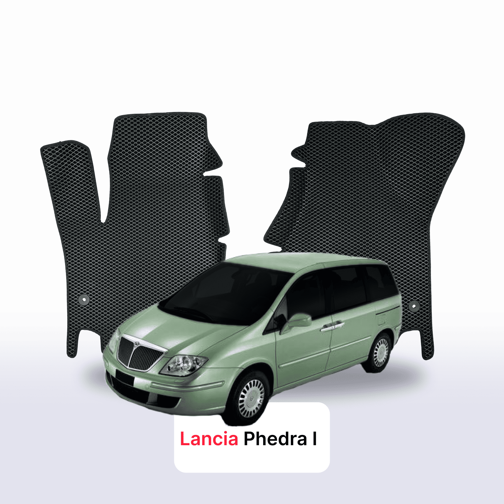 Autokoberce EVA pro Lancia Phedra 1 gen 2002-2010 r. MINIVAN