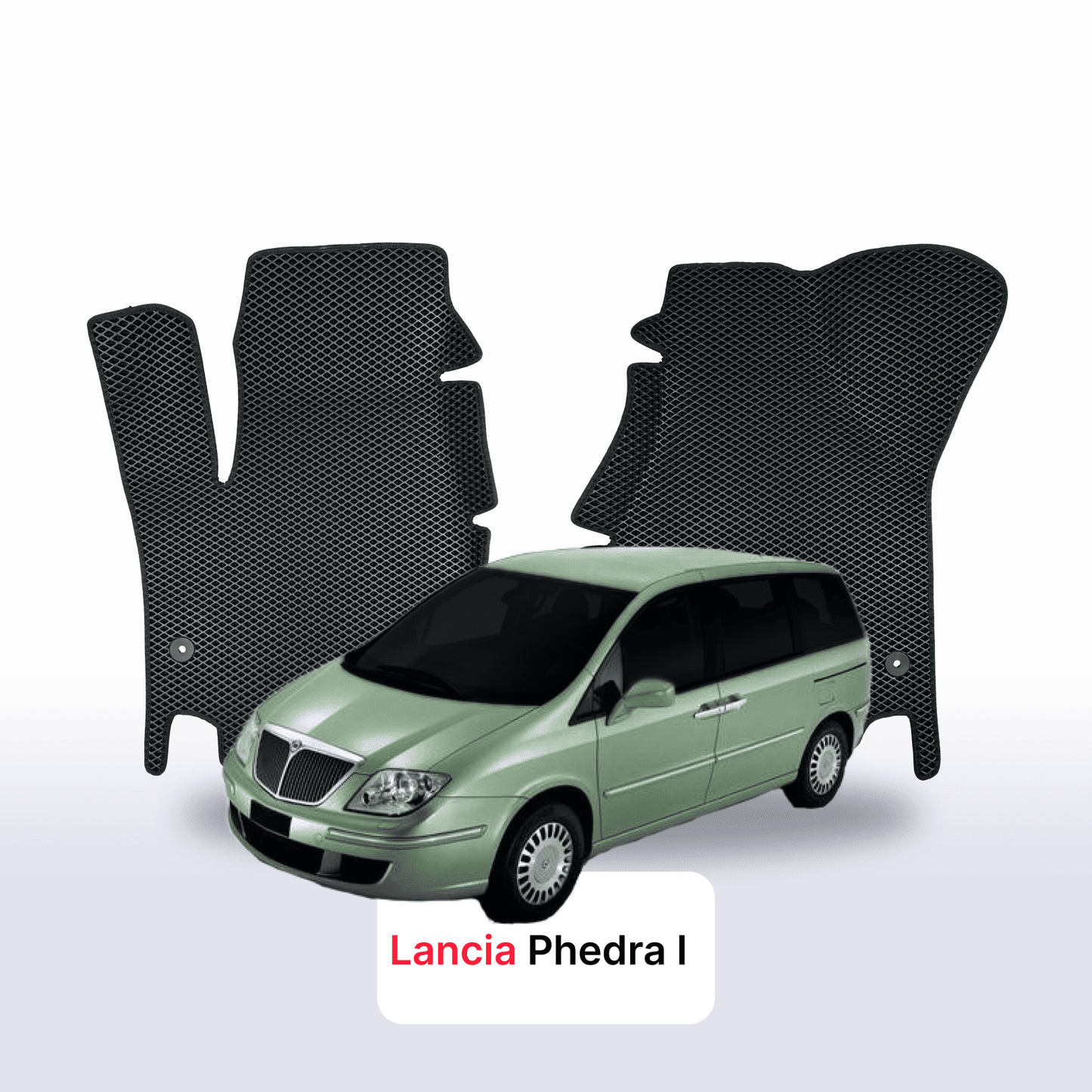 Autokoberce EVAMATS pro Lancia Phedra 1 gen 2002-2010 rok MINIVAN