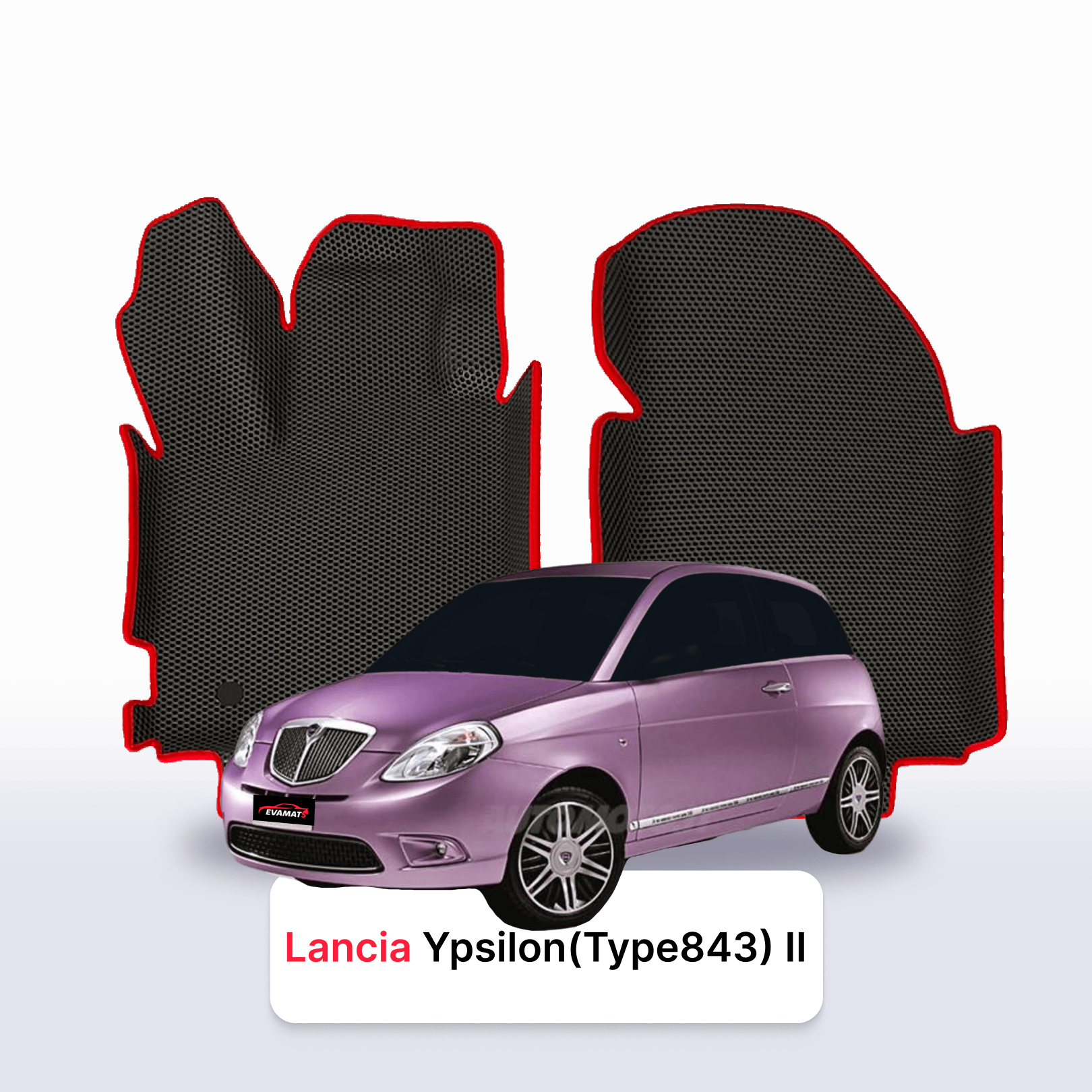 Autokoberce EVA pro Lancia Ypsilon(Type843) 2 gen 2003-2011 r. HATCHBACK 3 dveře