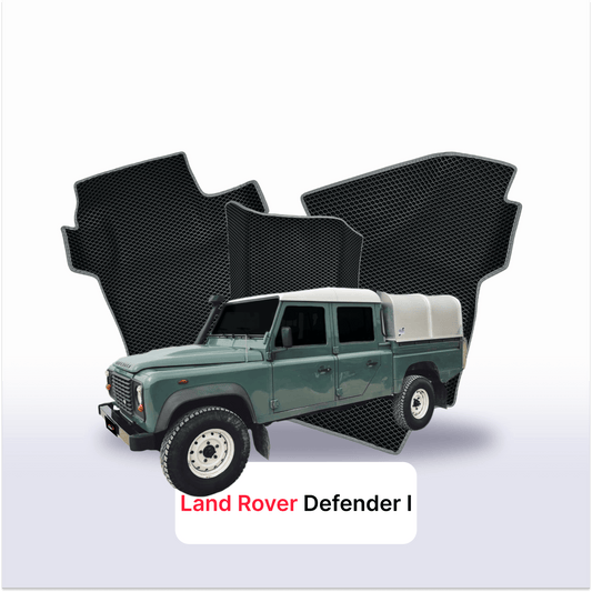 Autokoberce EVAMATS pro Land Rover Defender 1 gen 1983-2016 rok PICK-UP dvoukabina