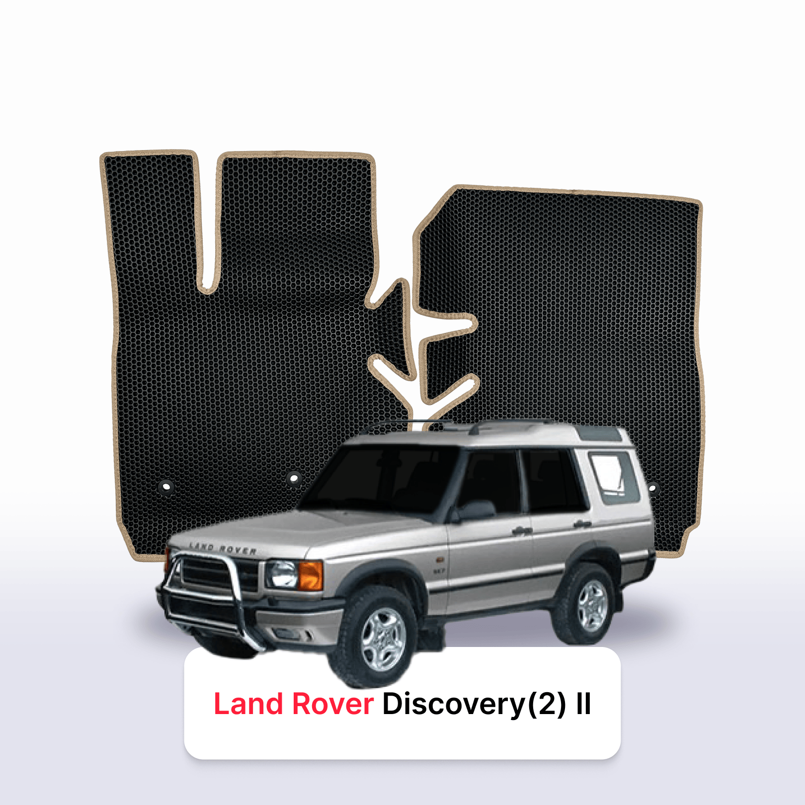 Autokoberce EVA pro Land Rover Discovery(2) 2 gen 1998-2004 r. SUV 5 dveří