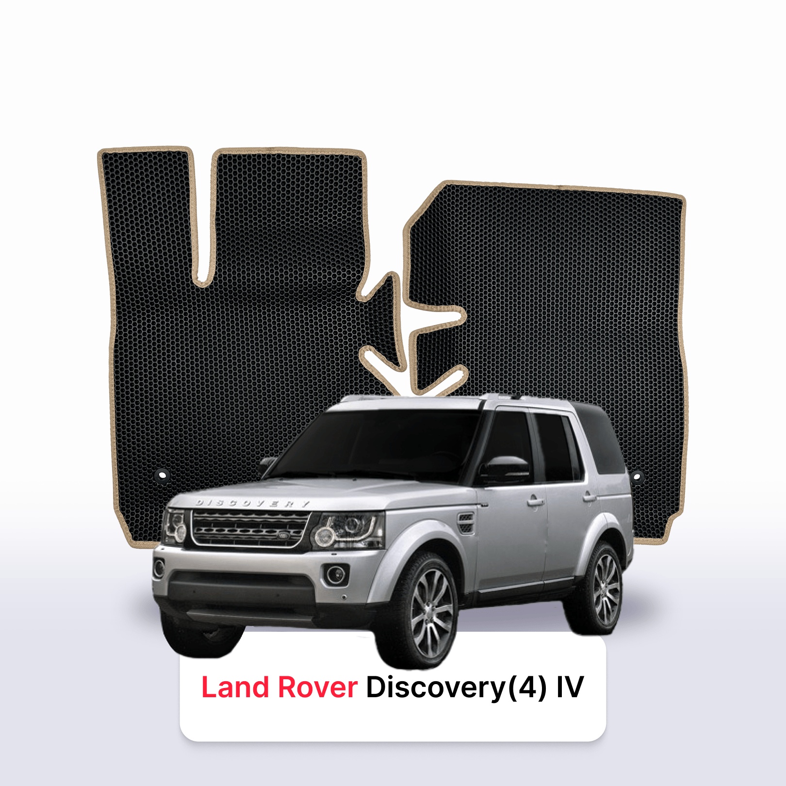 Autokoberce EVA pro Land Rover Discovery(4) 4 gen 2009-2016 r. SUV 5 dveří