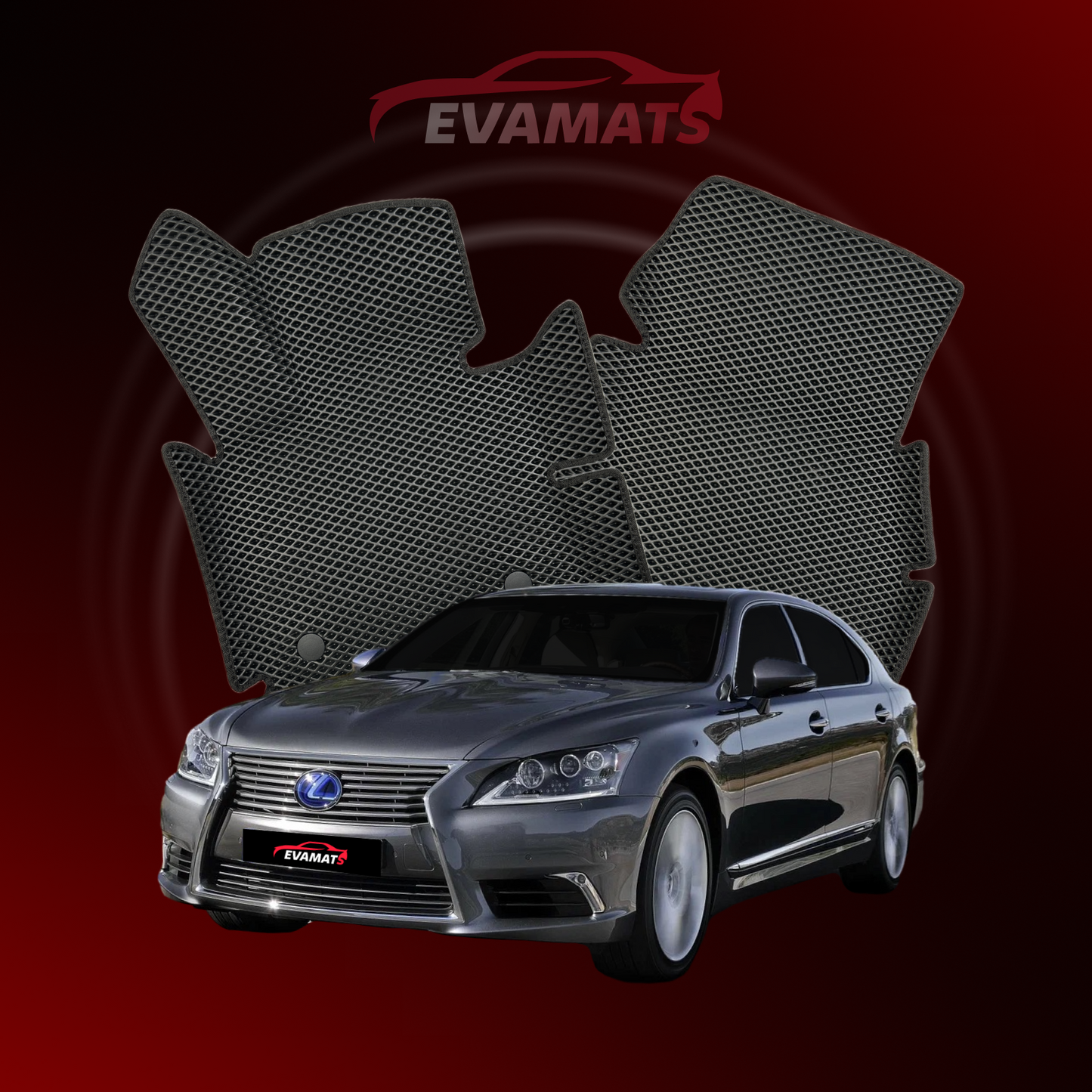 Autokoberce EVAMATS pro Lexus LS 4 gen 2006-2017 rok LONG SEDAN