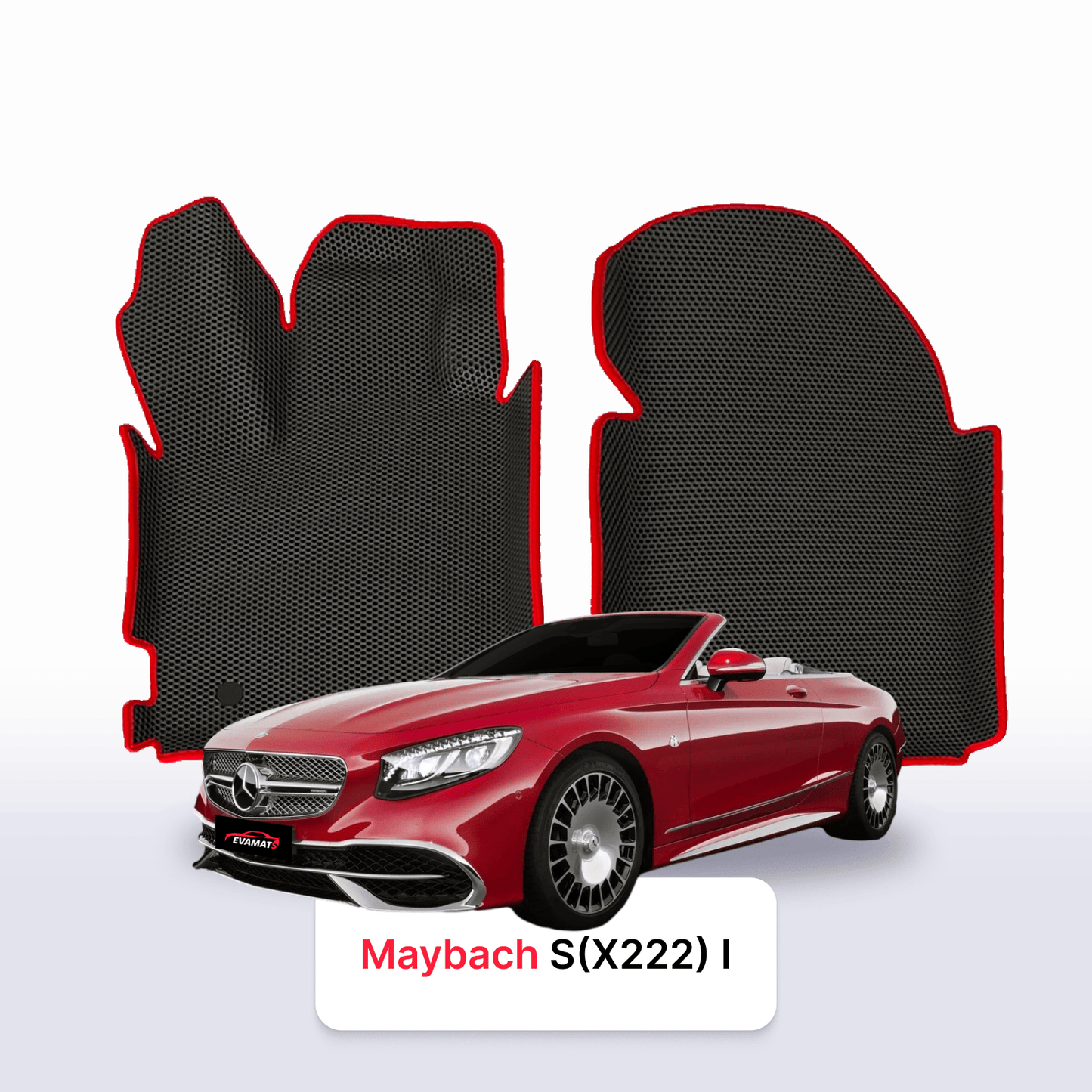 Autokoberce EVAMATS pro Maybach S(X222) 1 gen 2017-2021 rok CABRIO