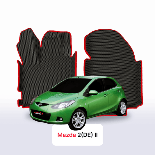 Autokoberce EVAMATS pro Mazdu 2(DE) 2 gen 2007-2014 rok HATCHBACK 5dv.