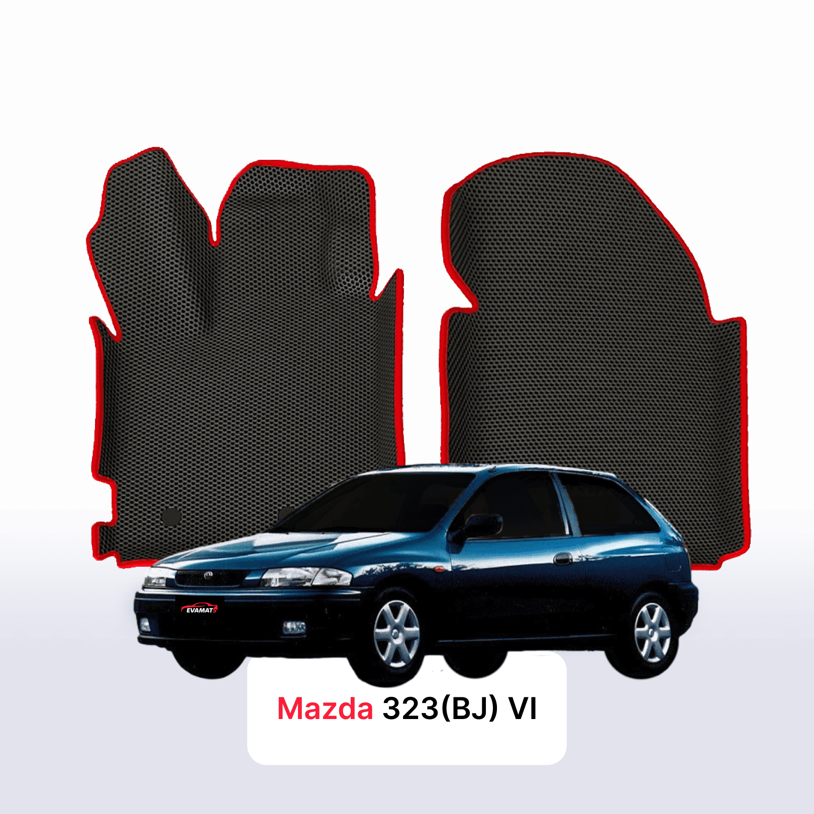 Autokoberce EVA pro Mazda 323(BJ) 6 gen 1998-2001 r. HATCHBACK 3 dveře