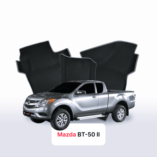 Autokoberce EVAMATS pro Mazda BT-50 2 gen 2015-2020 rok PICK-UP jedna a půl kabina