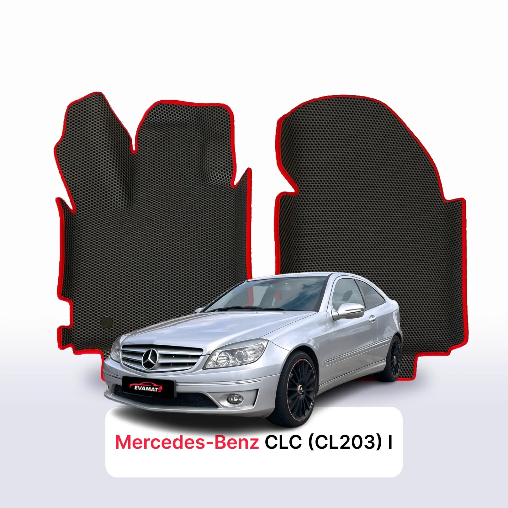 Autokoberce EVAMATS pro Mercedes-Benz CLC (CL203) 1 gen 2008-2011 r. HATCHBACK 3 dveře