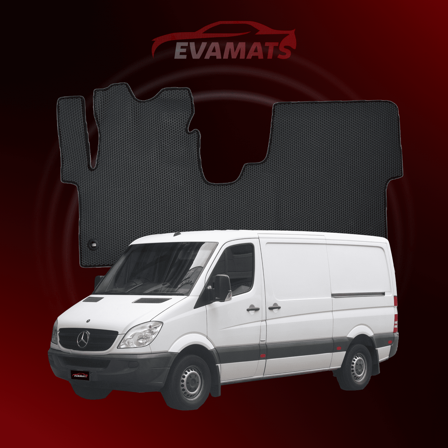 Autokoberce EVAMATS pro Mercedes-Benz Sprinter 2 gen (W906) 2006 – 2019 rok VAN