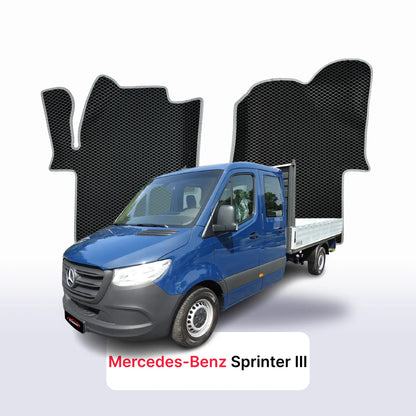 Autokoberce EVAMATS pro Mercedes-Benz Sprinter 3 gen (W907/W910) 2018-2027 r. DODÁVKA dvojkabina