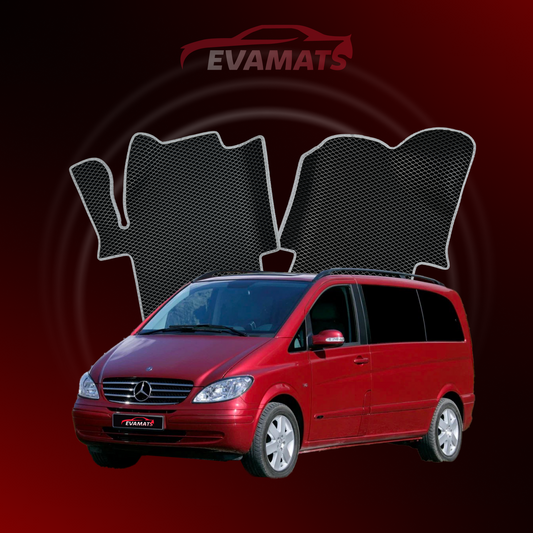 Autokoberce EVAMATS pro Mercedes-Benz Viano (W639) 2003–2014 rok MINIVAN