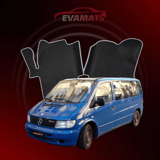 Autokoberce EVAMATS pro Mercedes-Benz Vito (W638) 1996 – 2003 rok výroby MINIVAN