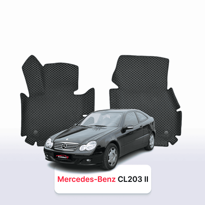 Autokoberce EVAMATS pro Mercedes-Benz C-třída (CL203) 2. generace 2000-2008 rok HATCHBACK 3 dveře