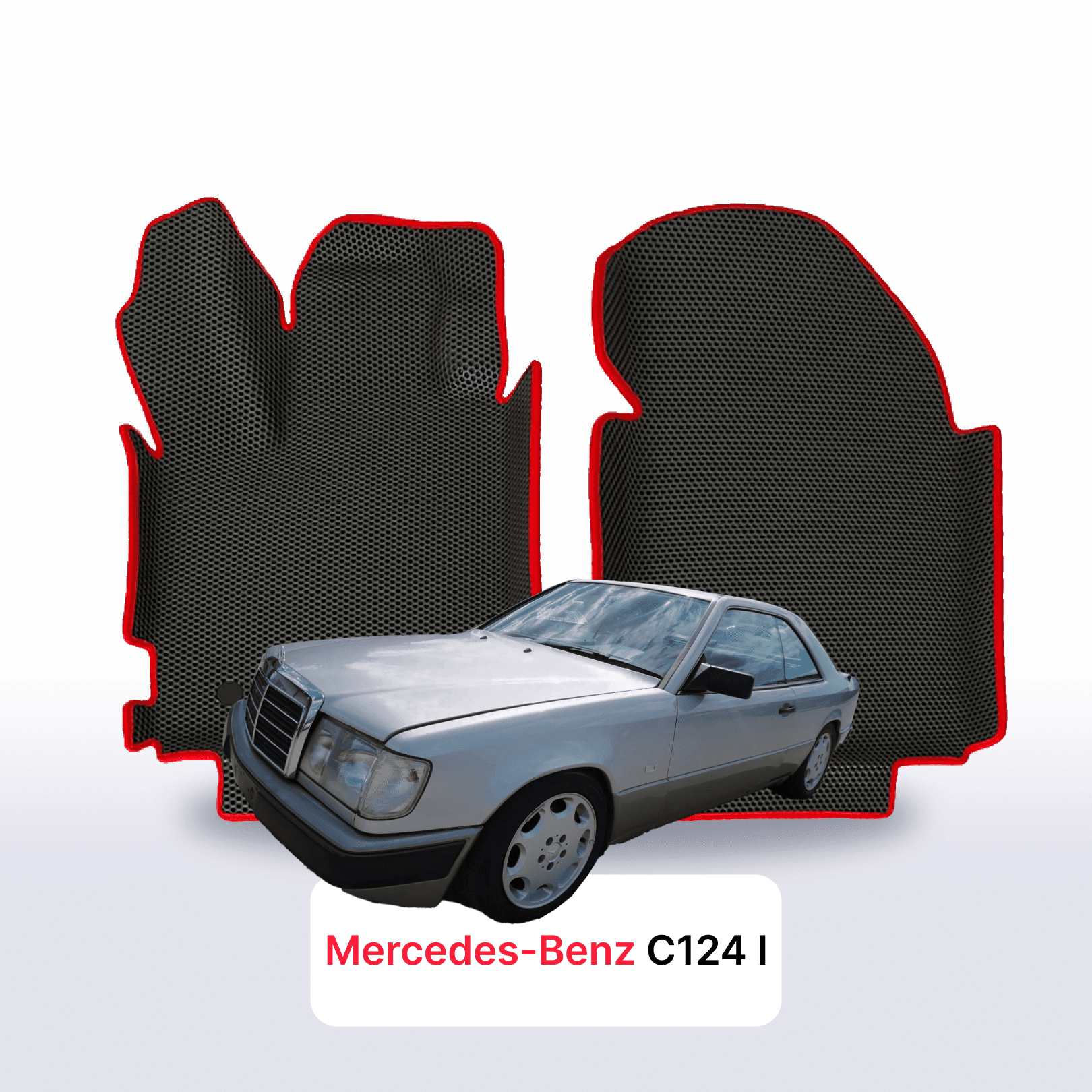 Autokoberce EVAMATS pro Mercedes-Benz C124 1984-1993 r. KUPÉ