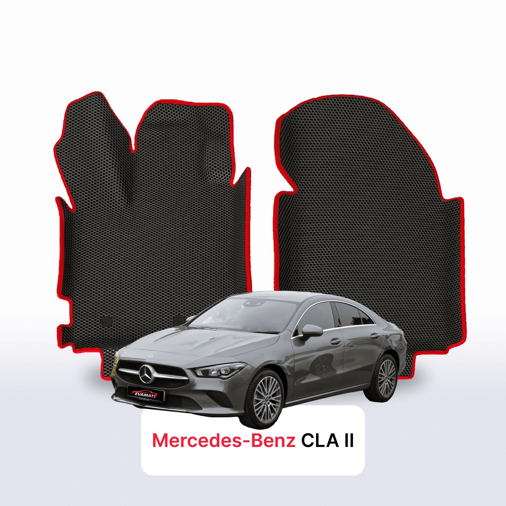Autokoberce EVAMATS pro Mercedes-Benz CLA 2 gen (C118) 2019-2025 r. SEDAN