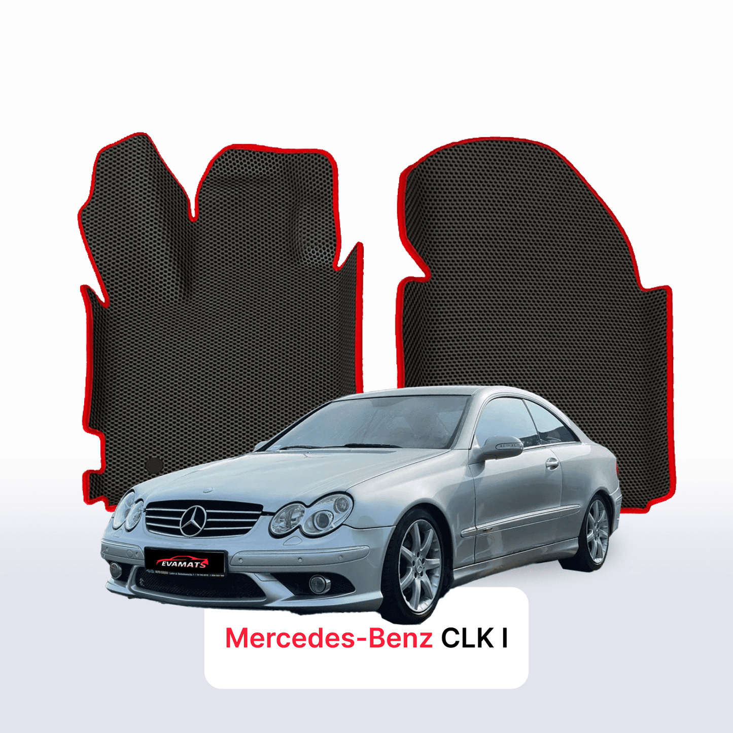 Autokoberce EVAMATS pro Mercedes-Benz CLK 1 gen (C208) 1997 – 2002 rok COUPE