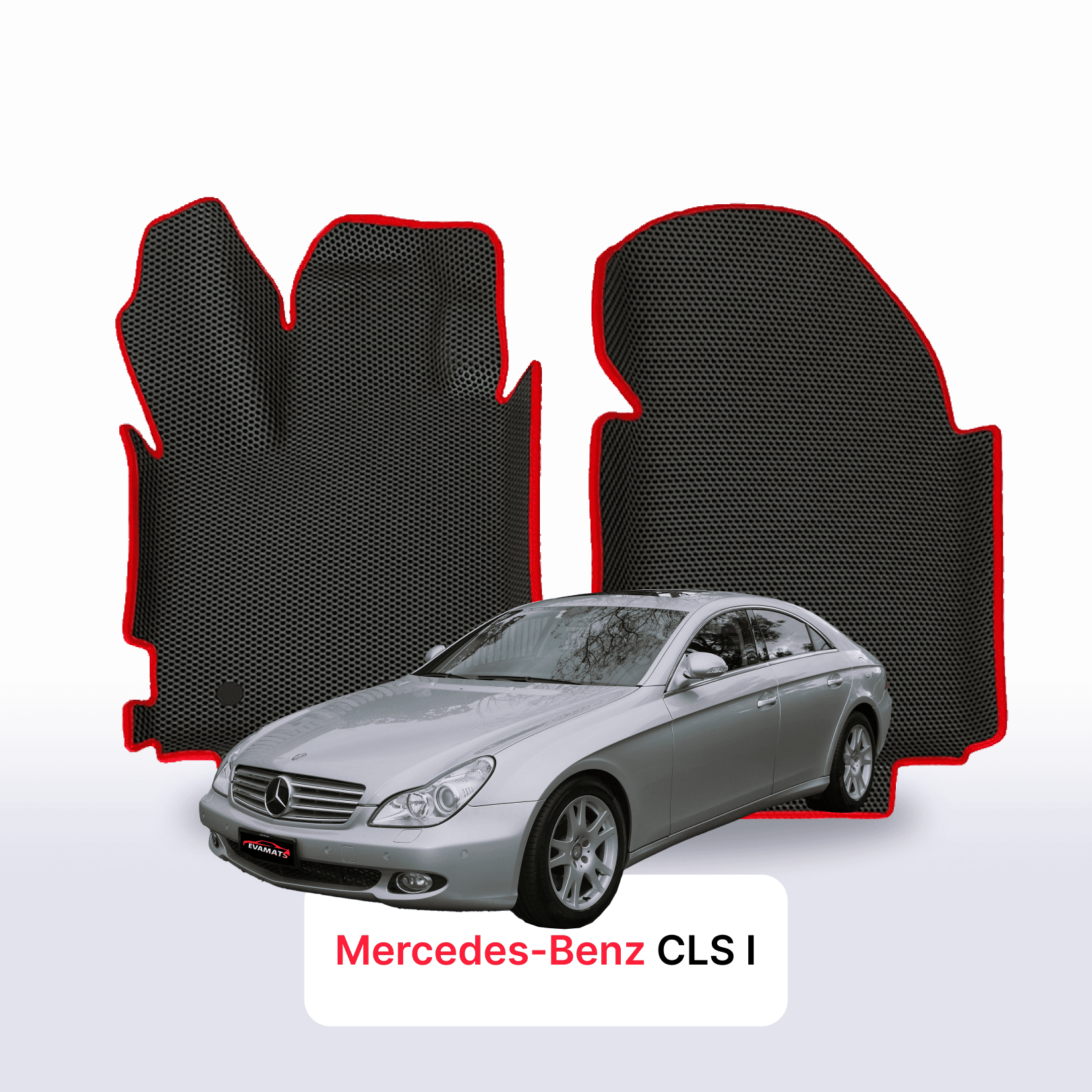 Autokoberce EVAMATS pro Mercedes-Benz CLS 1 gen (C219) 2004-2010 r. SEDAN