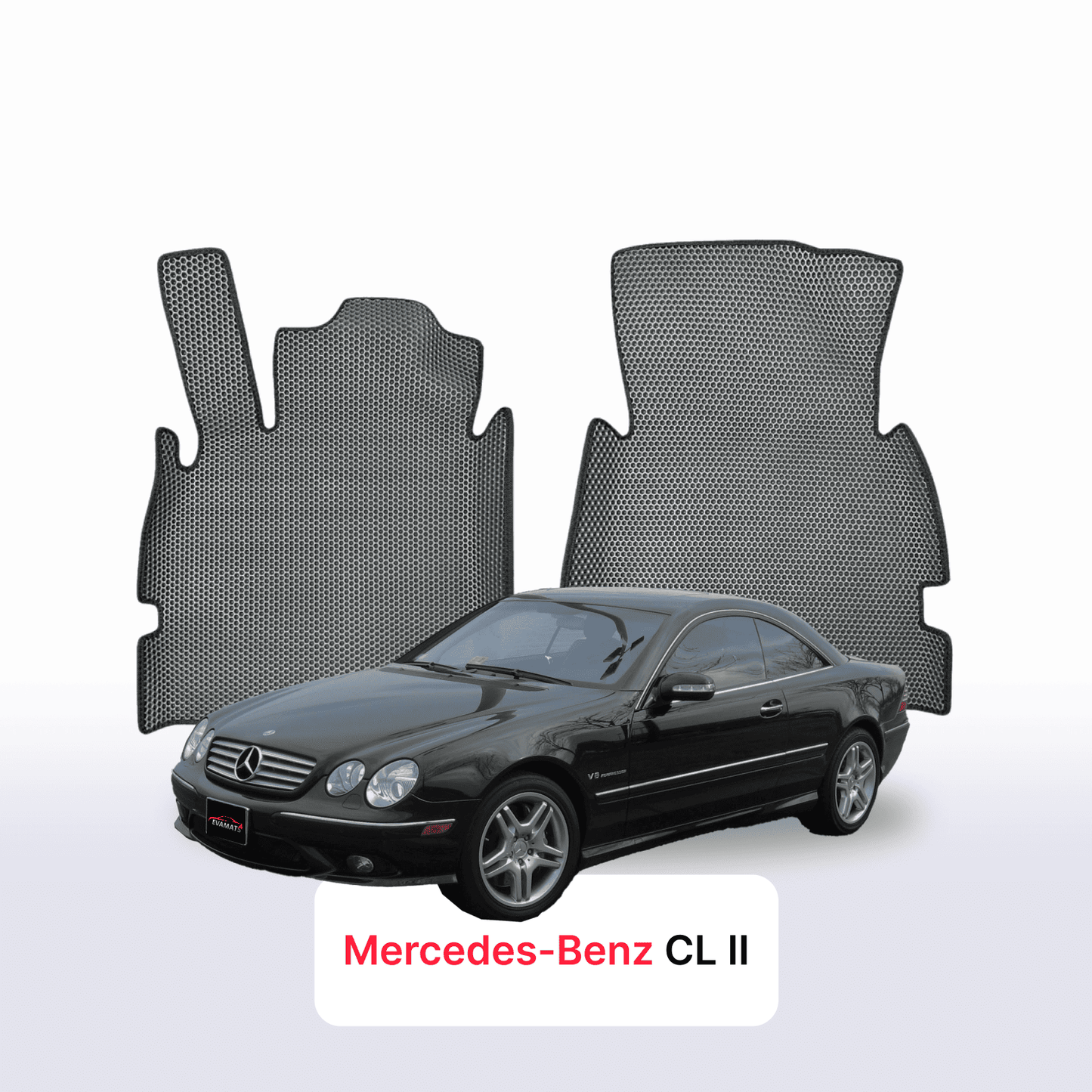 Autokoberce EVAMATS pro Mercedes-Benz CL 2 gen (C215) 2000–2006 rok COUPE