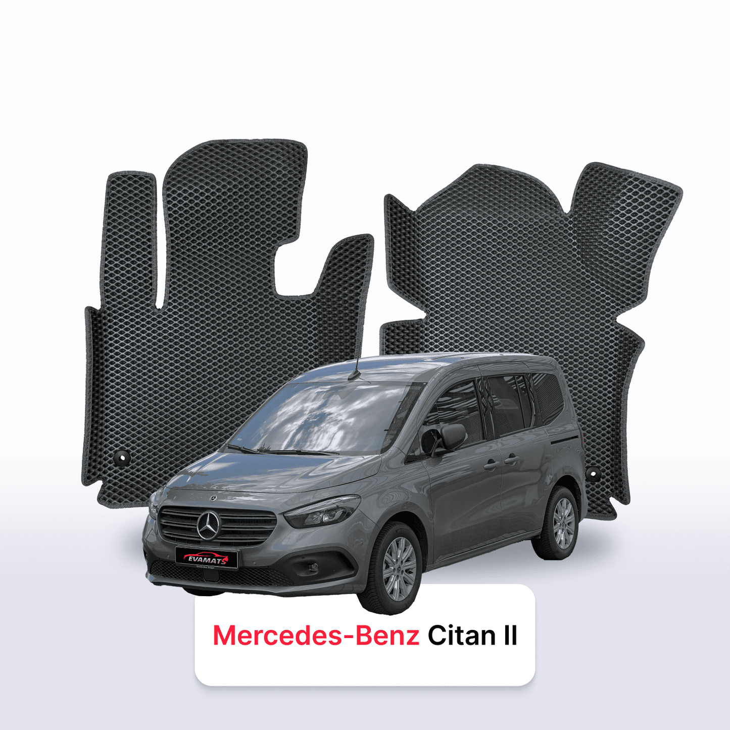 Autokoberce EVAMATS pro Mercedes-Benz Citan 2 gen (W420) 2021-2027 r. KOMBIVAN
