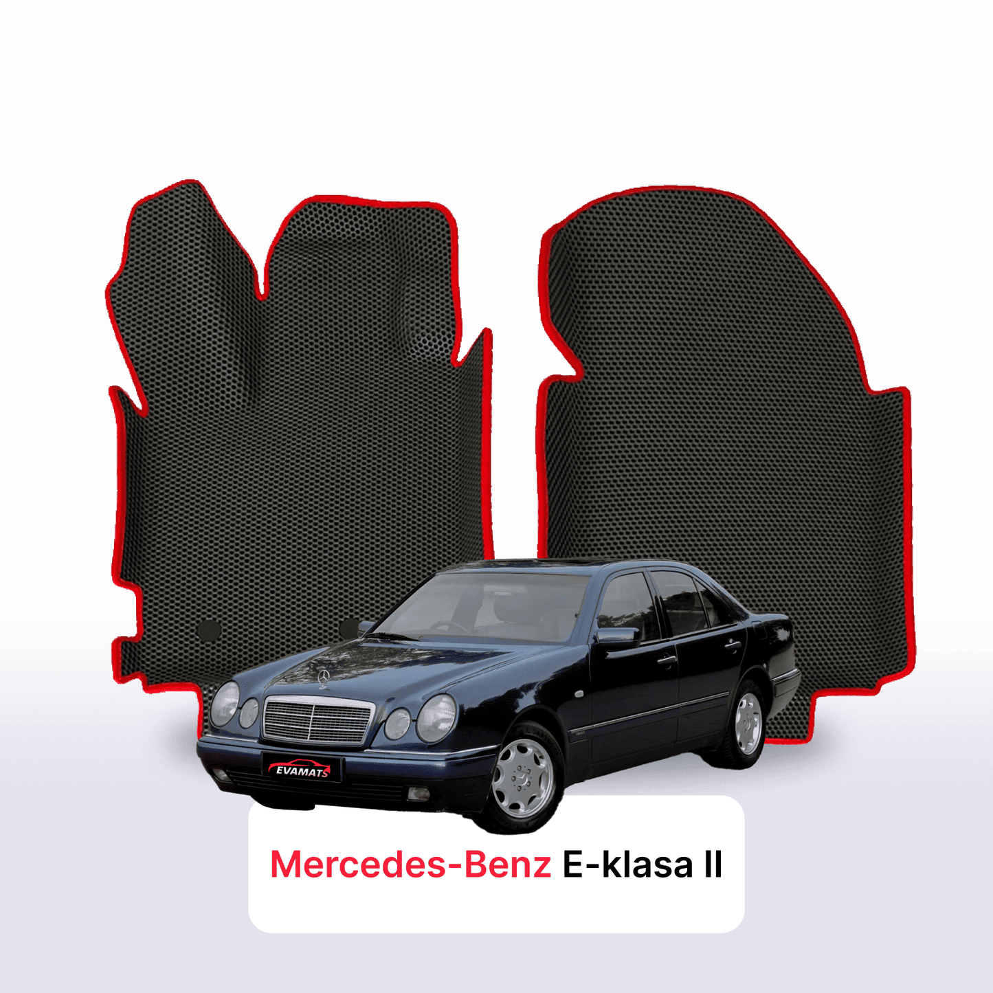 Autokoberce EVAMATS pro Mercedes-Benz E-class 2 gen (W210) 1995 – 2002 rok výroby SEDAN