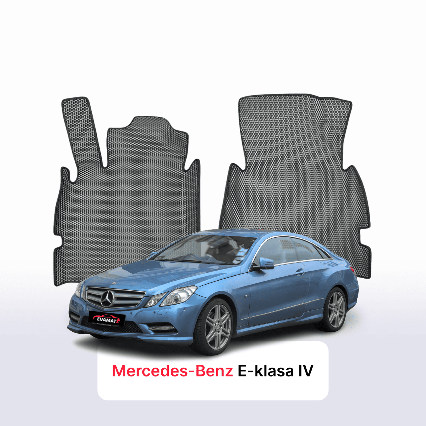 Autokoberce EVAMATS pro Mercedes-Benz E-class 4 gen (C207) 2009-2017 rok COUPE